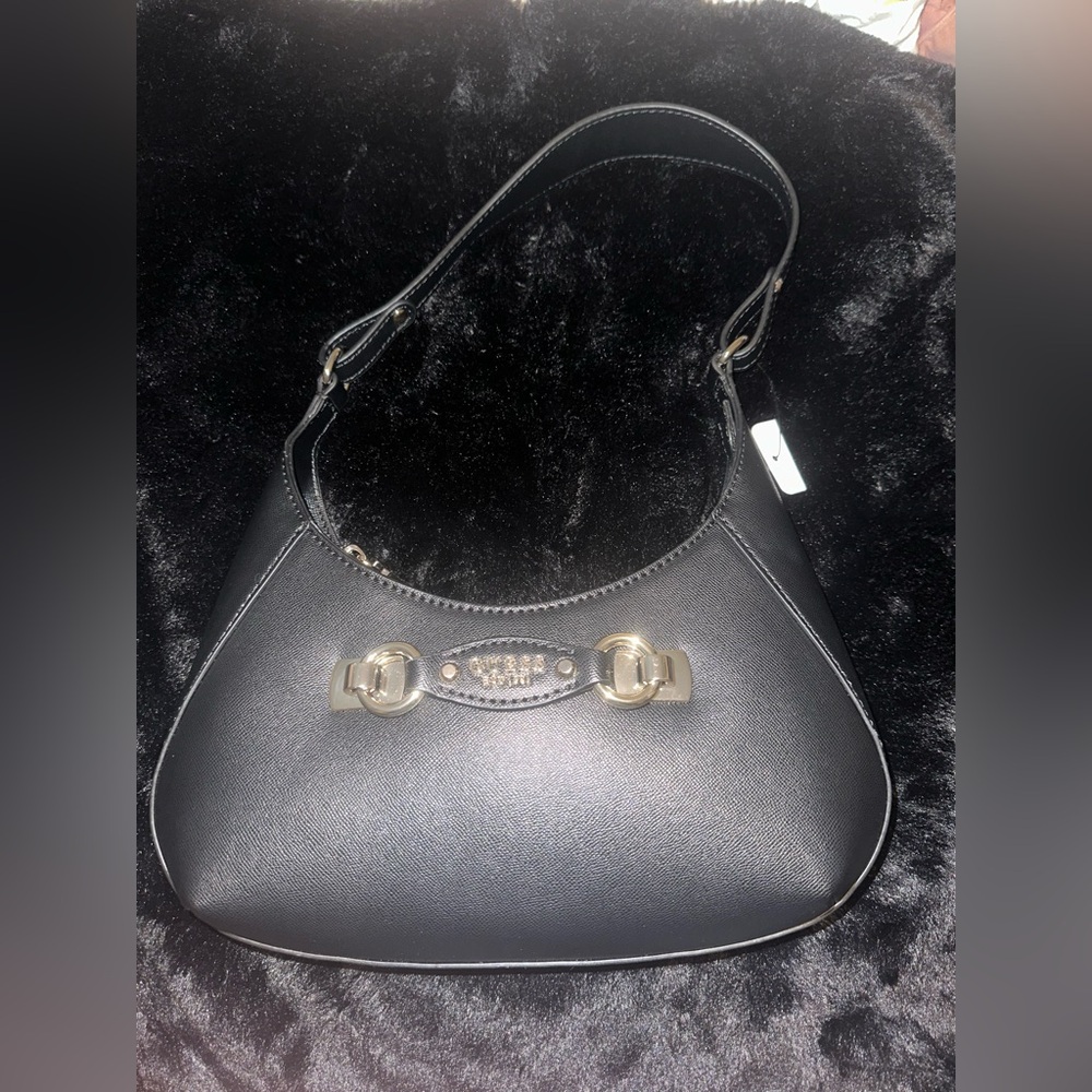 Elegant Black Leather Women's Bag